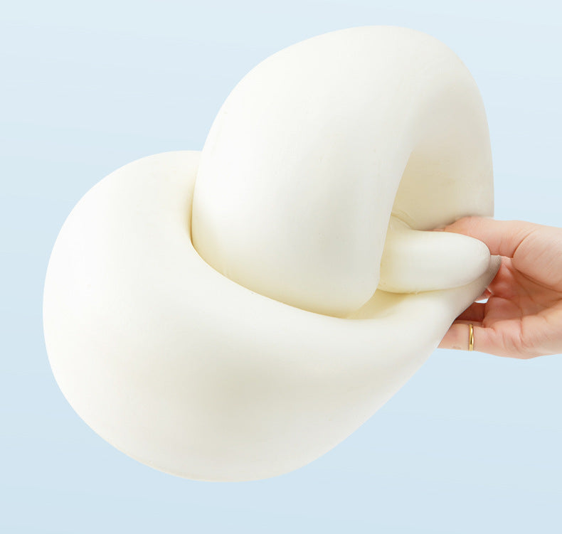 The memory foam core inside the travel neck pillow