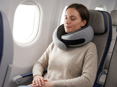Memory Foam Travel Neck Pillow with Storage Bag