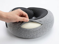Memory Foam Travel Neck Pillow with Storage Bag