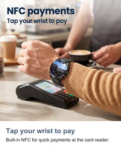 Smart watch for men: Tap your wrist to pay