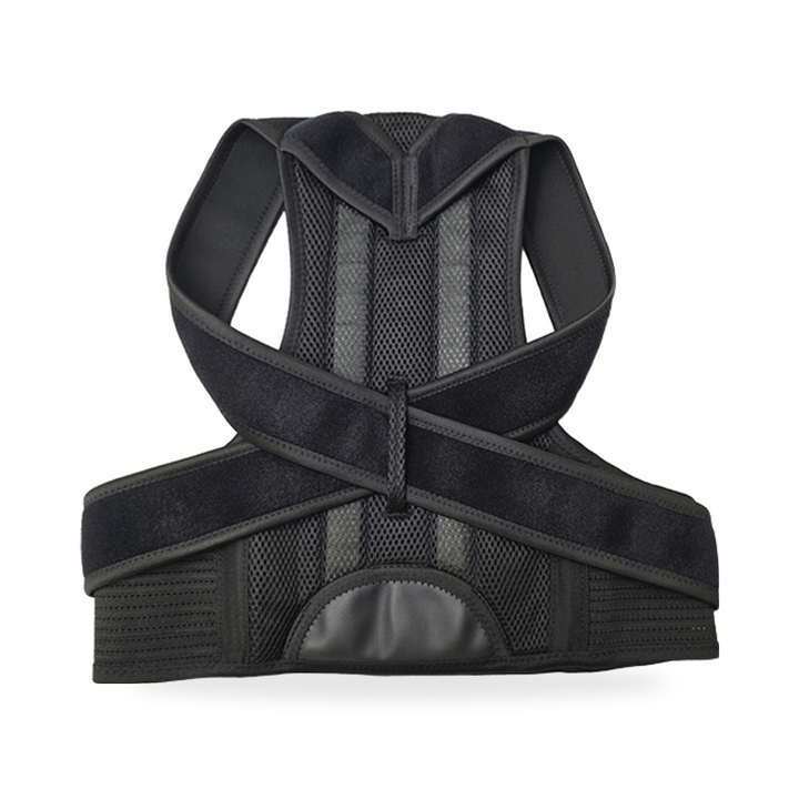 Posture corrector back brace in black