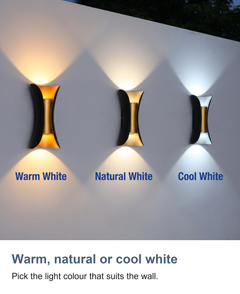 Warm, natural or cool white: Pick the light colour that suits the wall.