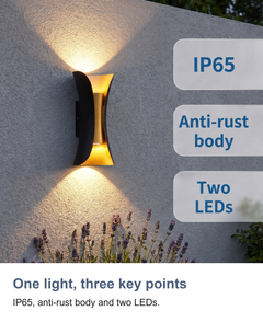 One light, three key points: IP65, anti-rust body and two LEDs.