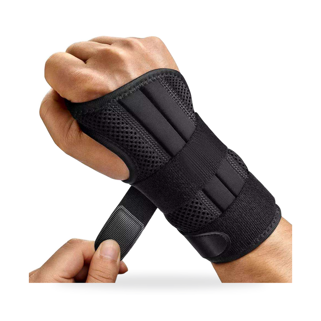 Wrist support splint brace in black